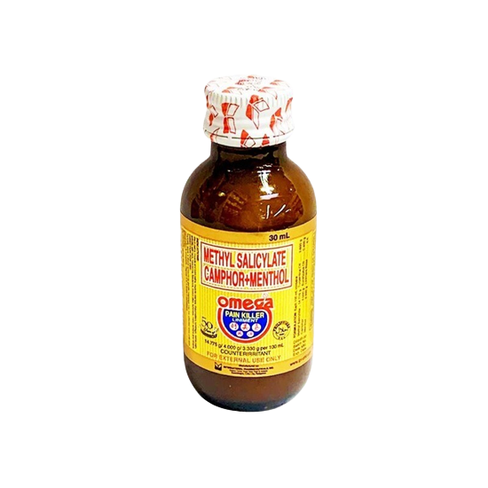 OMEGA PAIN KILLER Liniment Methyl Salicylate / Camphor / Menthol 14g ...